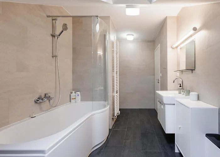 Appartement Charming Duplex Loft In Center Praag